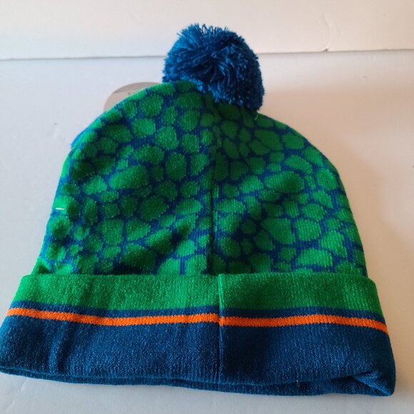 JURASSIC WORLD CAMP CRETACEOUS HAT MITTEN SET BLUE/GREEN/MULTI TODDLER BOY 2T-4T - Picture 6 of 6